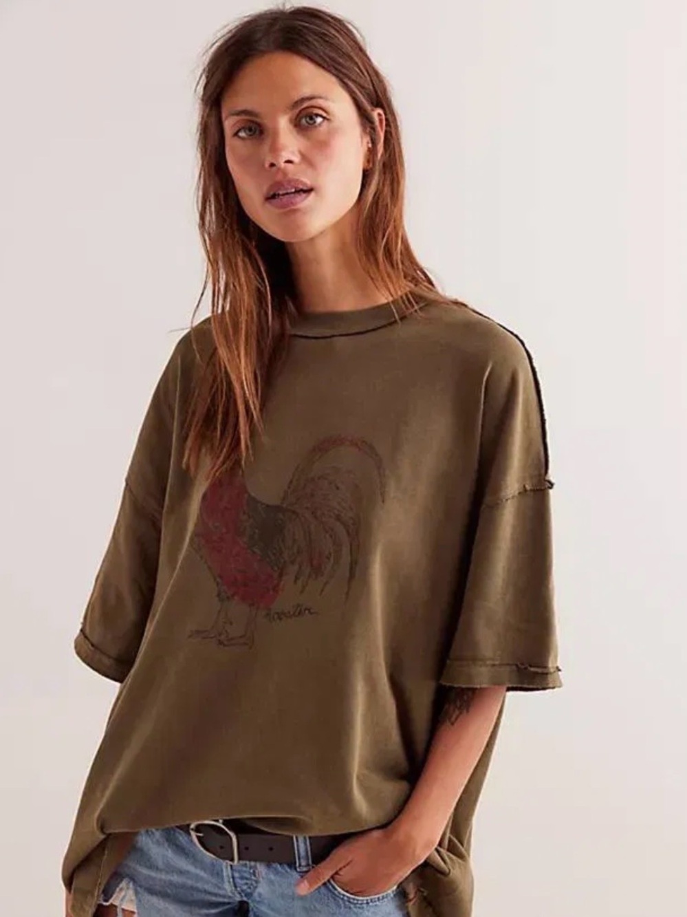 We the Free Rooster shirt sz XS